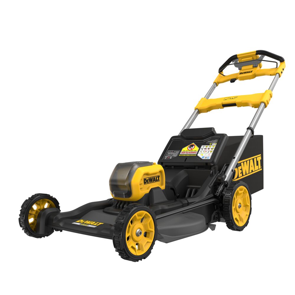 DEWALT 60V MAX* SELF-PROPELLED MOWER FRONT 3/4 ANGLE