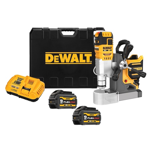 DEWALT 20V MAX* XR(R) Brushless Cordless 2 in. Magnetic Drill Press Kit
