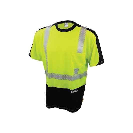 DEWALT high visibility class 2 mesh shirt.