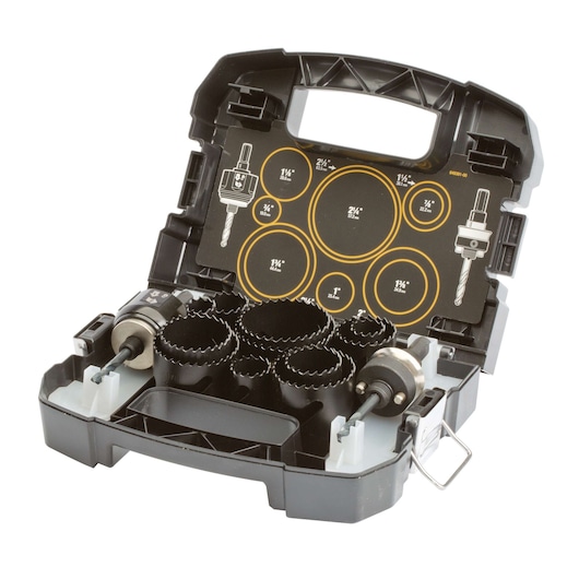 13 Piece Master Hole Saw Set.