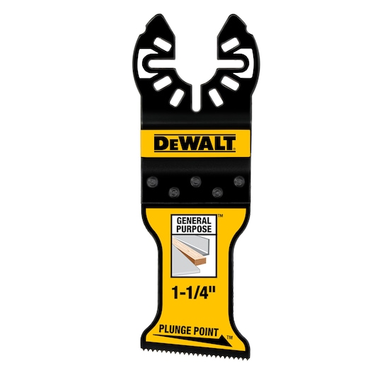 DEWALT 1 1/4" PlungePointTM Blade front view.