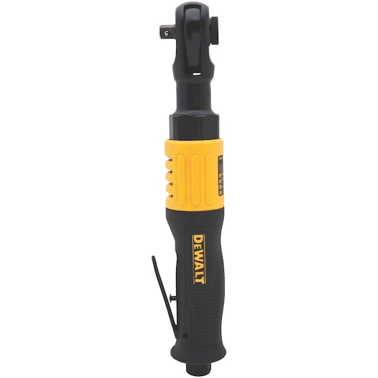Profile of DEWALT drive air ratchet.