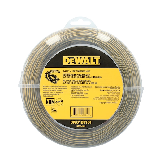 Front view of DEWALT® DWO1DT101